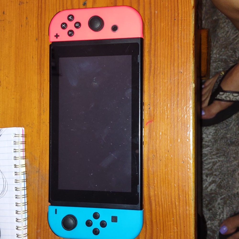 Nintendo Switch  Console Blue and Red Joycon